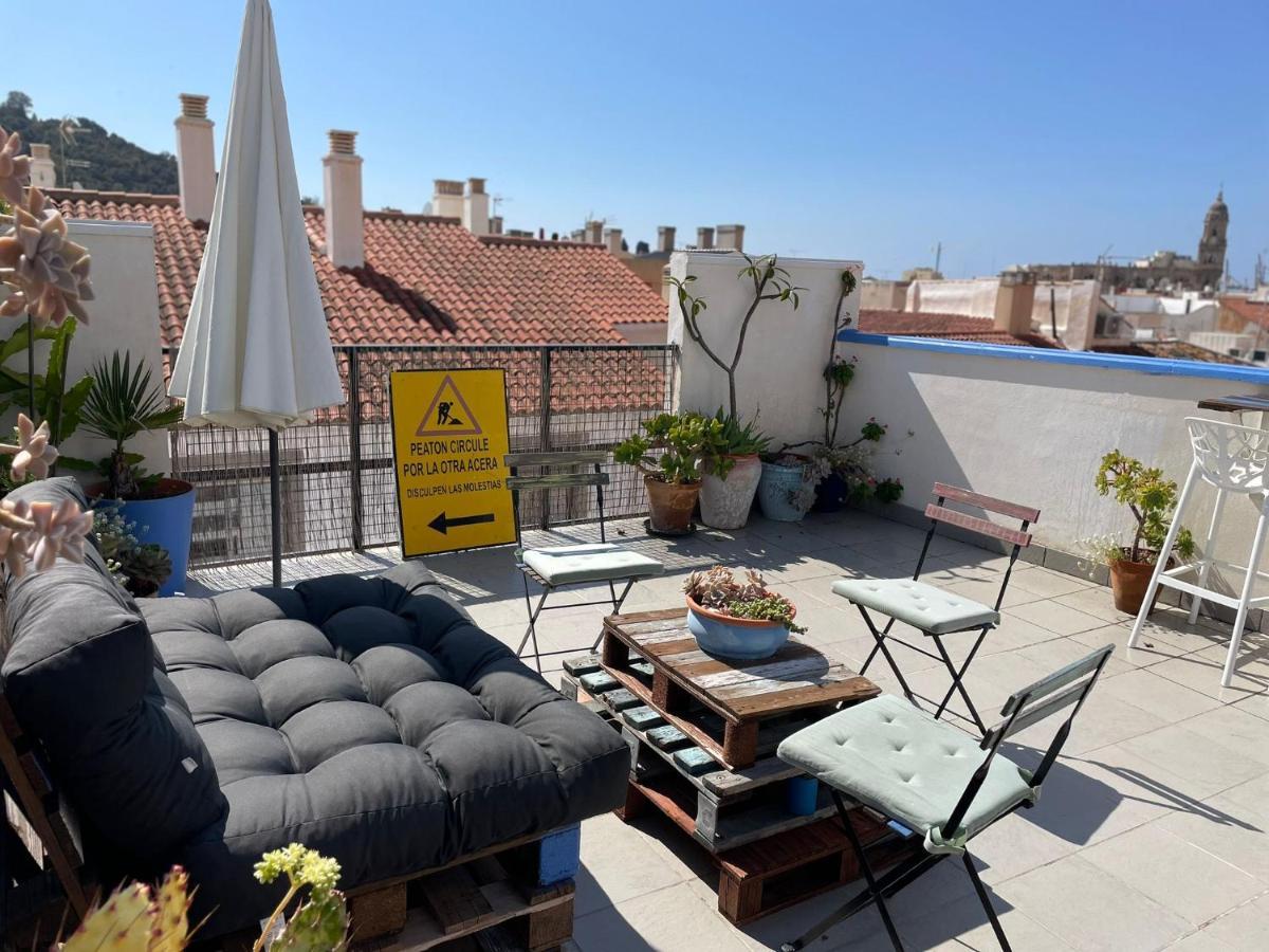 Charming Home With Private Terrace,Heart Of Málaga Kültér fotó