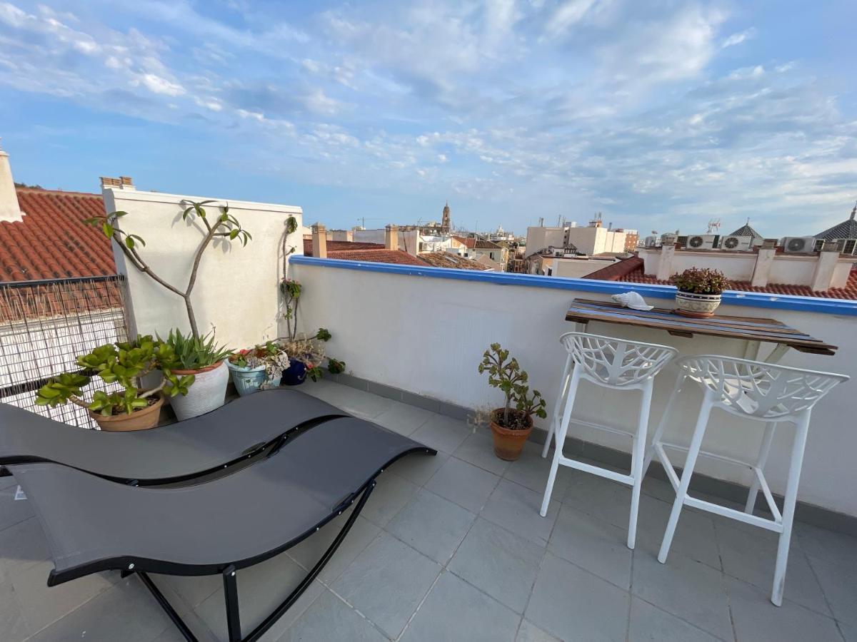 Charming Home With Private Terrace,Heart Of Málaga Kültér fotó