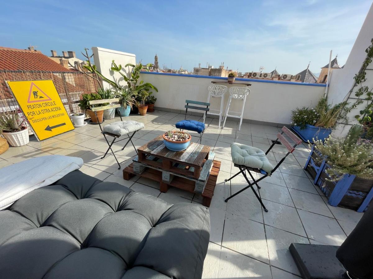 Charming Home With Private Terrace,Heart Of Málaga Kültér fotó