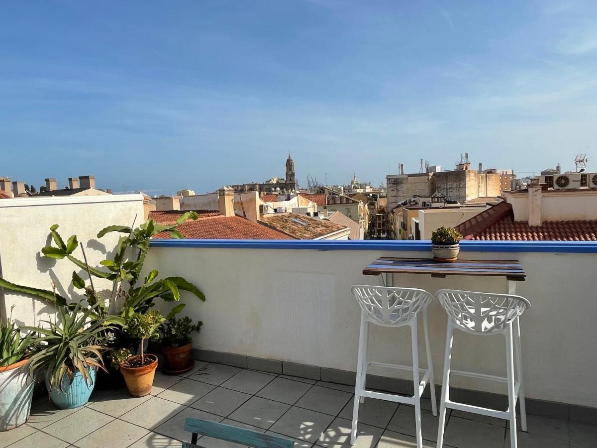 Charming Home With Private Terrace,Heart Of Málaga Kültér fotó